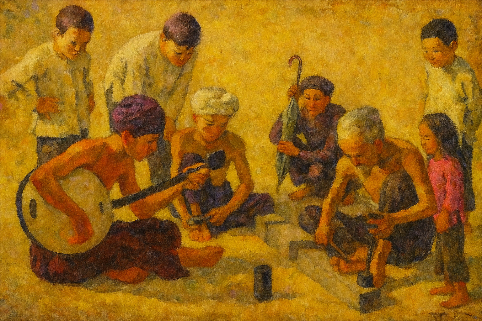 TRIỂN LÃM TRANH: “VÒNG XOAY VỀ QUÁ KHỨ” – HỒI ỨC VỀ VIỆT NAM THẬP NIÊN 1930
